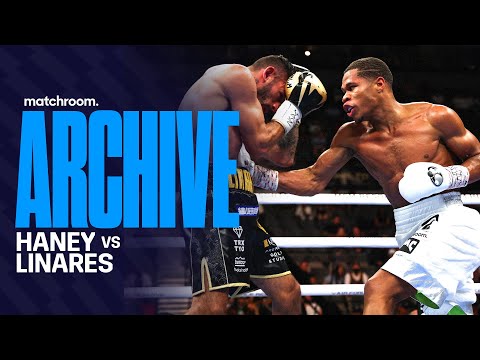Devin Haney vs Jorge Linares fight footage