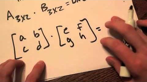 Multiplying Matrices Part 1