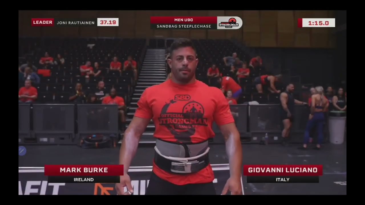 Giovanni Luciano Strongman U90kg European Championship 2023 Official Strongman Games