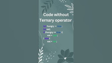 Ternary operator in JavaScript | JavaScript