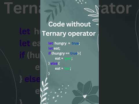 Ternary operator in