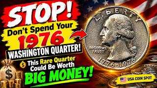 **STOP! Don’t Spend Your 1976 Washington Quarter! 💰 This Rare Quarter Could Be Worth BIG Money!**