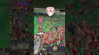 Οι φίλαθλοι του Ολυμπιακού στο Telekom Center Athens! Final Four! Ολυμπιακός - Φενέρμπαχτσε