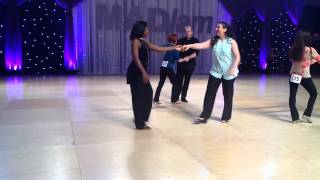 Erica Smith & Kristin Cole ~ Newcomer WCS ProAm Follower ~ MADjam 2014