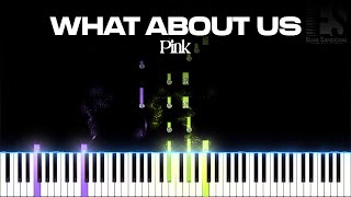 What About Us - Pink (Piano Tutorial) | Eliab Sandoval