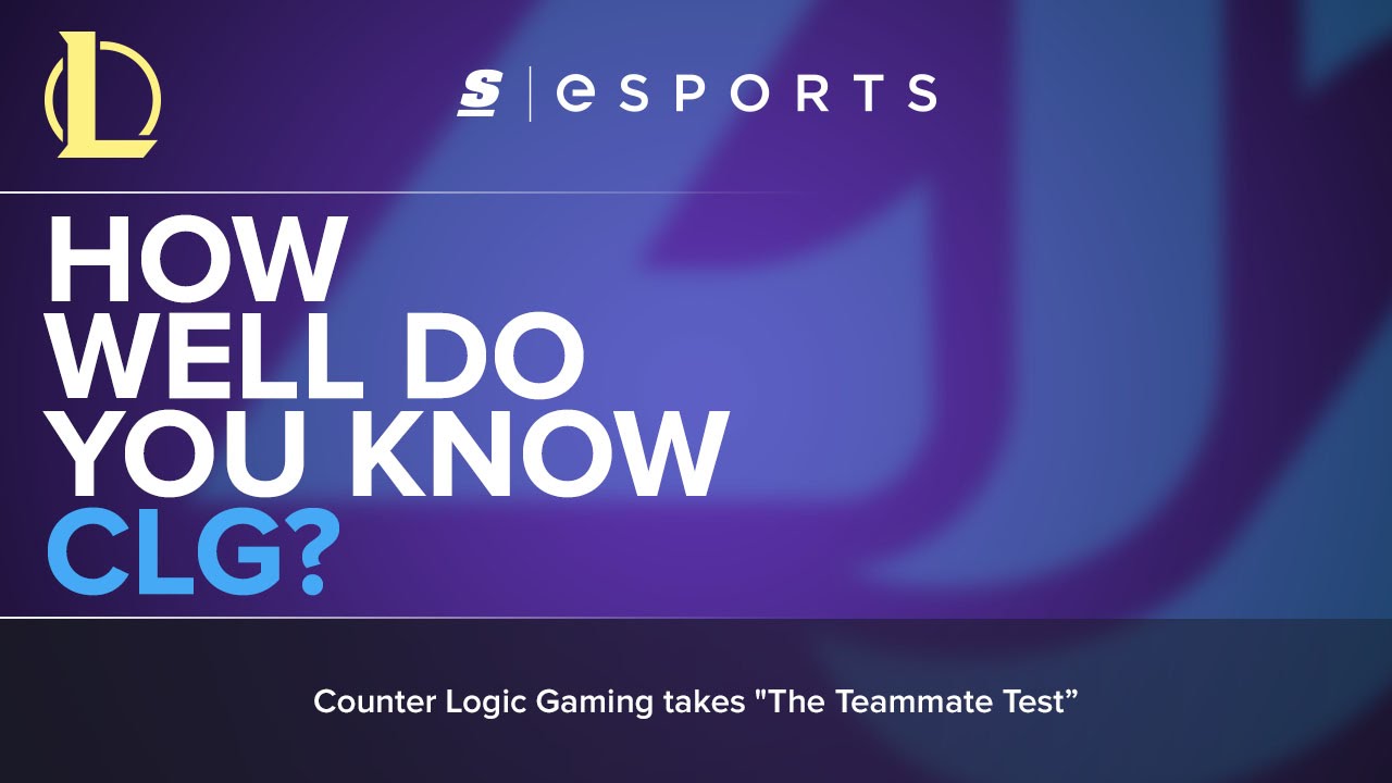 Counter Logic Gaming takes "The Teammate Test" (On June 22)