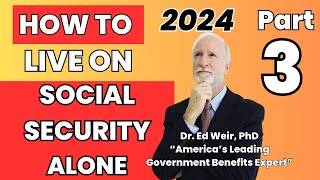Former SSA Insider: Survive on Social Security; Tips, Secrets! PART 3 #socialsecurity #medicare