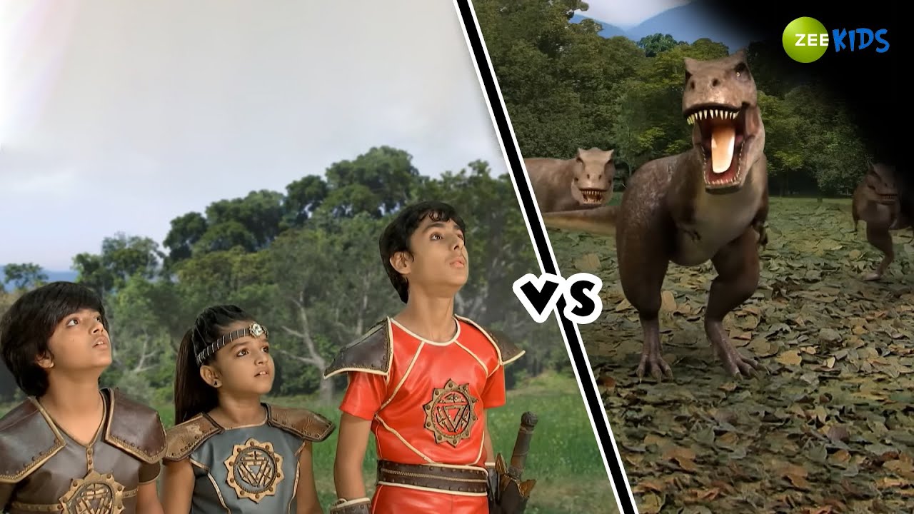 अवि माया विशु VS Dinasour | Rudra Ke Rakshak | Full Episode 120 | KidZ | Superhero