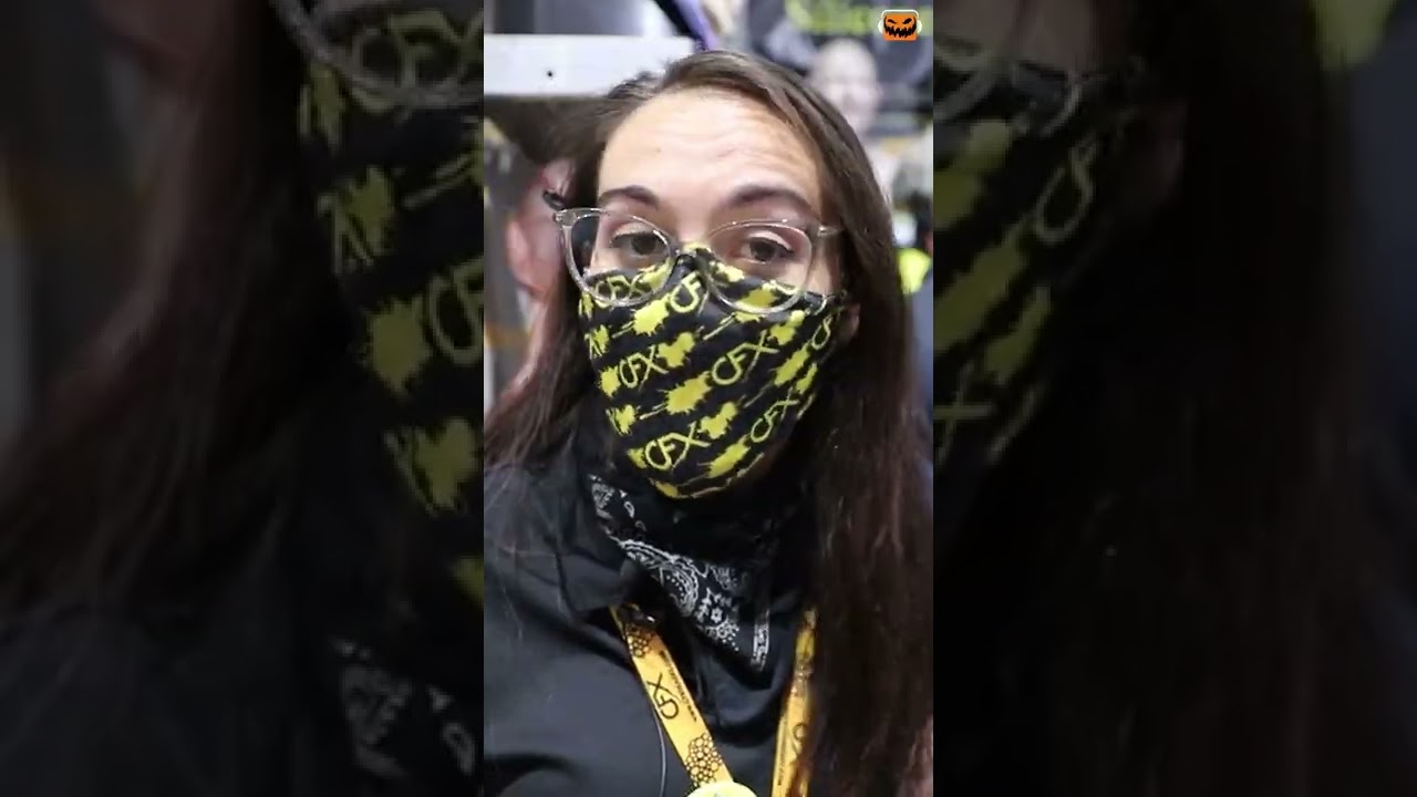 PREVIEW: Forced Smile Mask from CFX Masks debuted at San Diego Comic Con 2022 #shorts #halloween