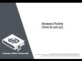 Amazon Points (How to set up) | Amazon Seller University
