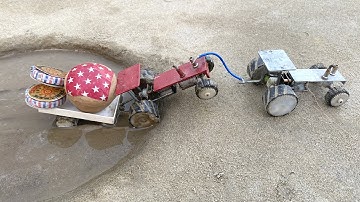 diy tractor stuk in mud mini science project part 3 ||@ST Hacks
