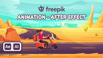 How to Create Cartoon Animation Freepik | Vector File | After Effects & Illustrator Tutorial