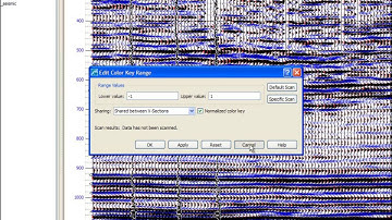 Post stack inversion demo