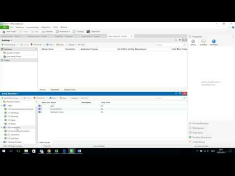 KNX ETS5 Create Group Addresses