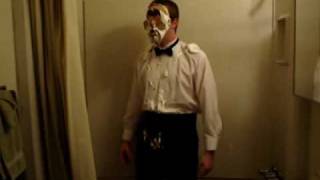 Tux shirt, cummerbund, bowtie
