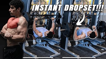 How to: Banded Smith Machine Chest Press Dropset | MORE CHEST GROWTH WITH THIS