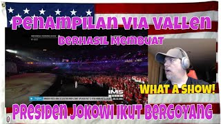 Penampilan Via Vallen Berhasil Membuat Presiden Jokowi Ikut Bergoyang - REACTION - what a stadium!!