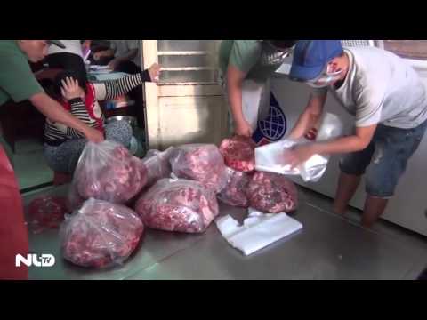 Video Biến thịt trâu đông lạnh nhập khẩu từ Ấn Độ thành thịt... - youtube
