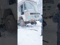 Borewell drilling machine stuck in snow fall #snowfallvibes #snowfall #snow