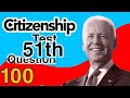 Ammar Ali US Citizenship test 100 civic questions 51th question