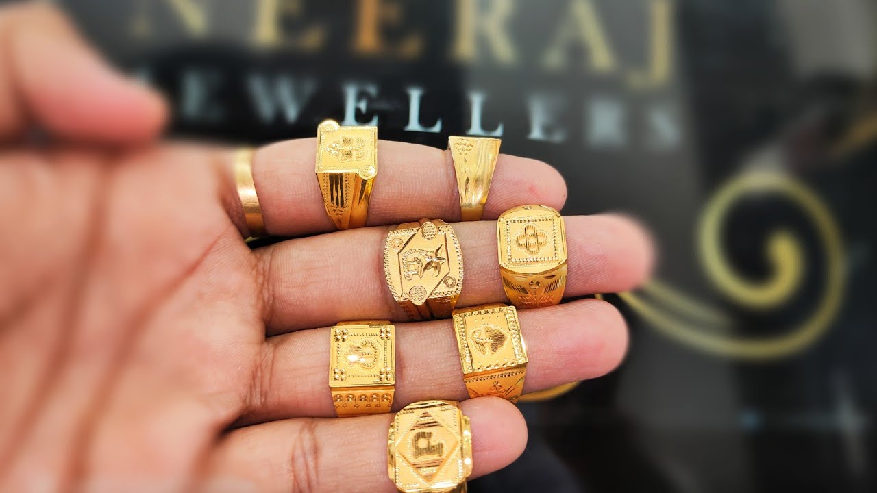 Men's Om Ring In 22Kt Gold | SEHGAL GOLD ORNAMENTS PVT. LTD.