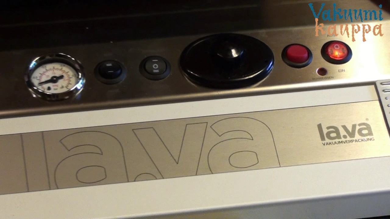 Lava V.350® Premium vacuum sealer - manometer display