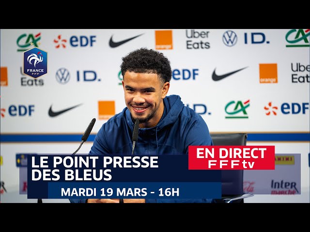 Le replay de la conférence de presse des Bleus mardi 19 mars 2024
