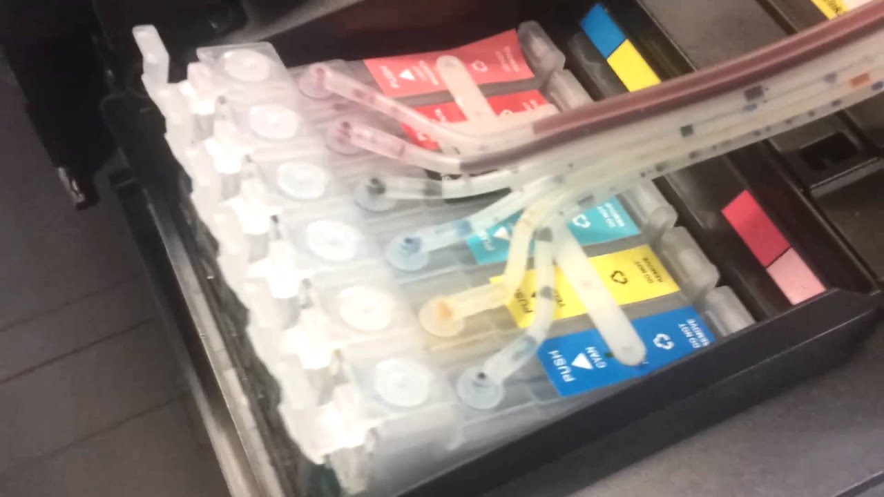 Epson Artisan CISS Installation - Keep Your Warranty!!!  -  A Better Way