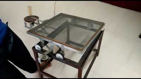 Reciprocating sand screening machine