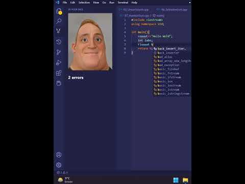 Funny Extension in vs code | #shorts #ytshorts