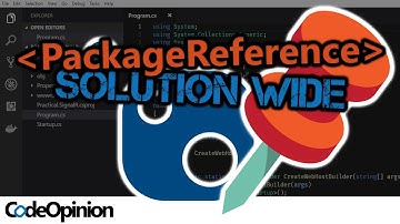 NuGet PackageReference Versions SOLUTION Wide