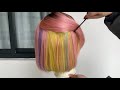 Nouvel produit chez baisi hair fr rainbow wig arcenciel perruque