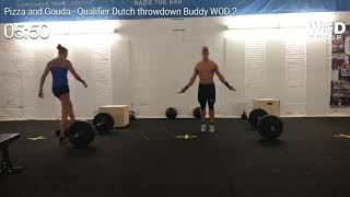 Qualifier Dutch throwdown buddy RX WOD 2
