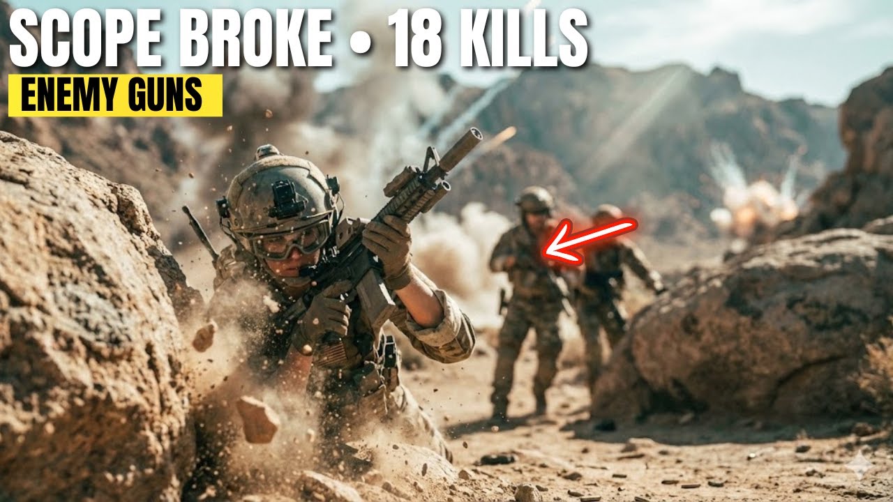 SEALs Ambushed — She Crawled Under Fire, Shot 18 Enemies Using Only Enemy Scopes.