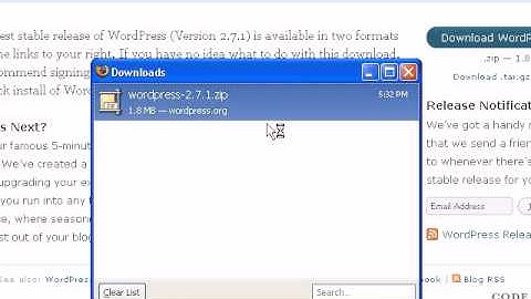 Installing WordPress Manually Video Tutorial