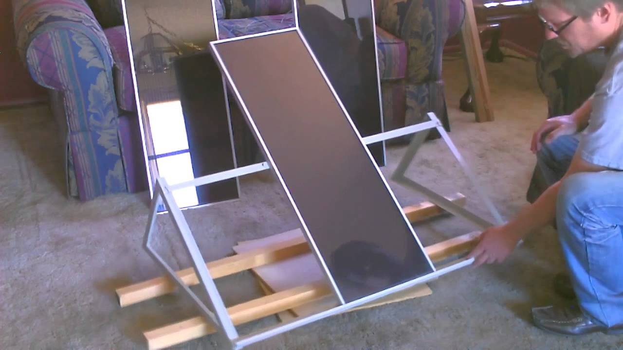 Homemade solar panel tracking system