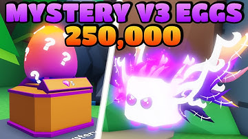 250k Mystery v3 Eggs! Got Shiny Secret Hatched! - Mining Simulator 2