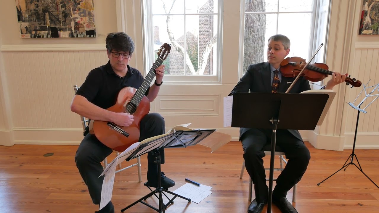 Armato/De Sapio Duo performs Franco Margola's Sonatina for violin and guitar (1981)