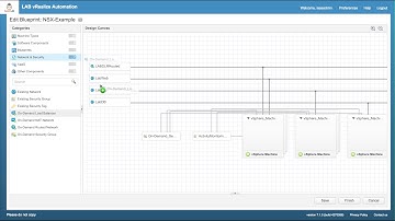 How to build vRealize Automation blueprint using NSX entities