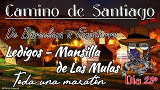 Camino de Santiago desde Barcelona. DÍA 29⁰: De Ledigos a Mansilla de Las Mulas 51 km's