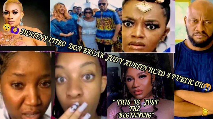 Watch 👉YUL EDOCHIE in shõçk as DESTINY ETIKO nmes JUDY AUSTIN " 2nd Class Wife" on her BIRTHDAY post