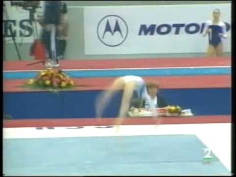 15th TP GER Lisa Brueggemann FX - 1999 World Gymnastics Championships 9.437