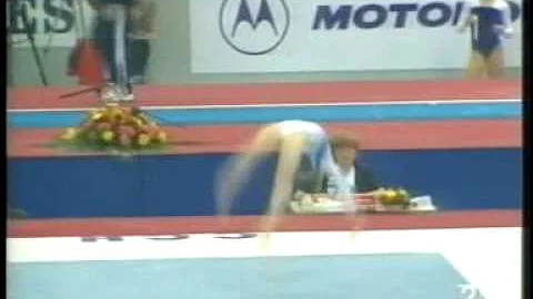 15th TP GER Lisa Brueggemann FX - 1999 World Gymna...