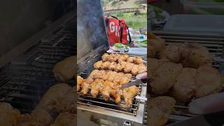 Grilled chicken wings nature grilledchicken cooking river