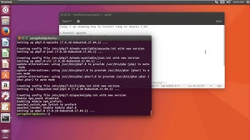 How to install LAMP server ( Linux - Apache - MySQL - PHP 7.0 ) on Ubuntu 17.04