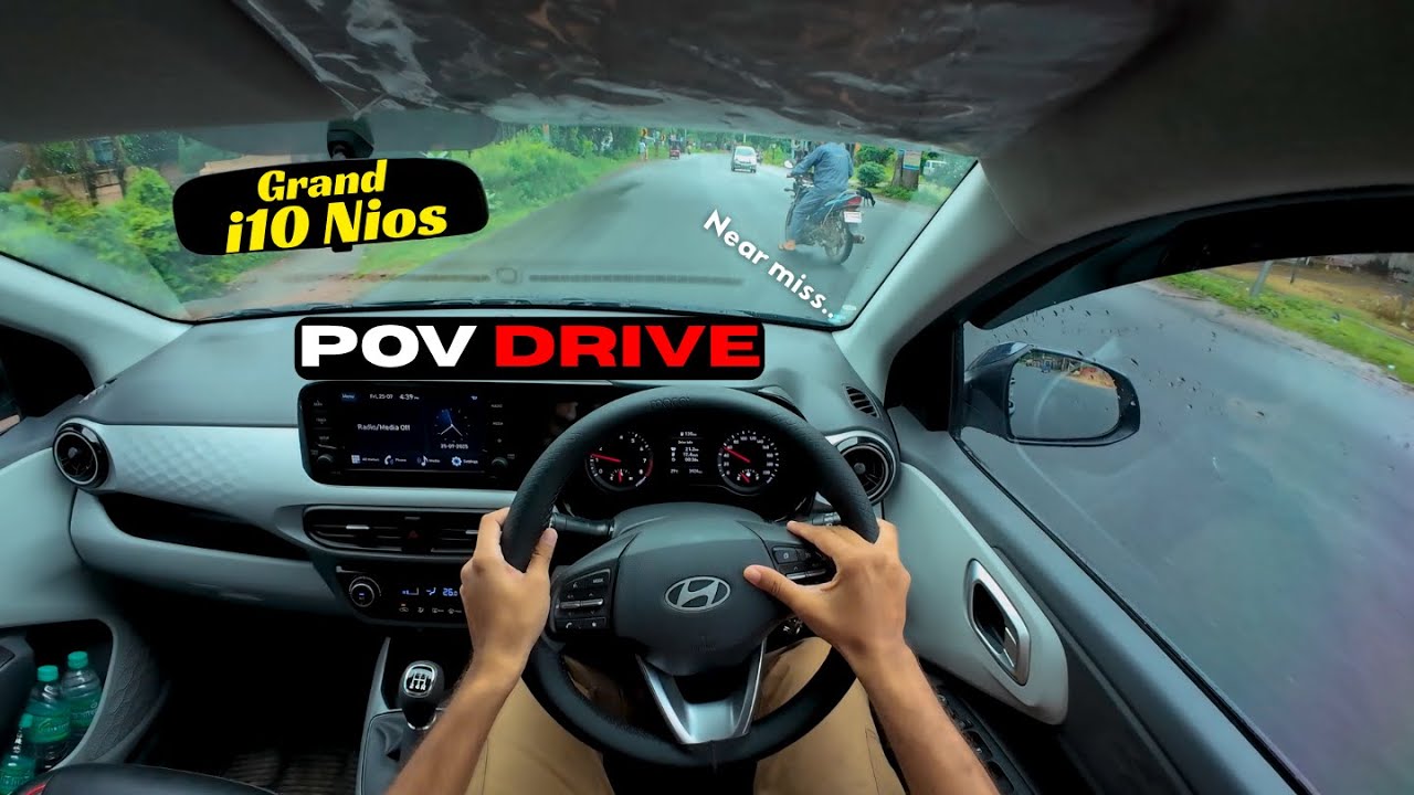 Near Miss & Quick Overtakes on GT Road | Grand i10 Nios Sportz POV Drive | 4K 60FPS | RevVibes