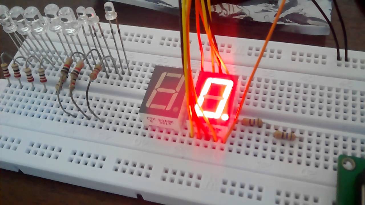 Display 7 segmentos no Arduíno - YouTube