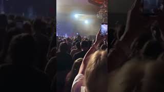 Ava Max runs through fans while singing
