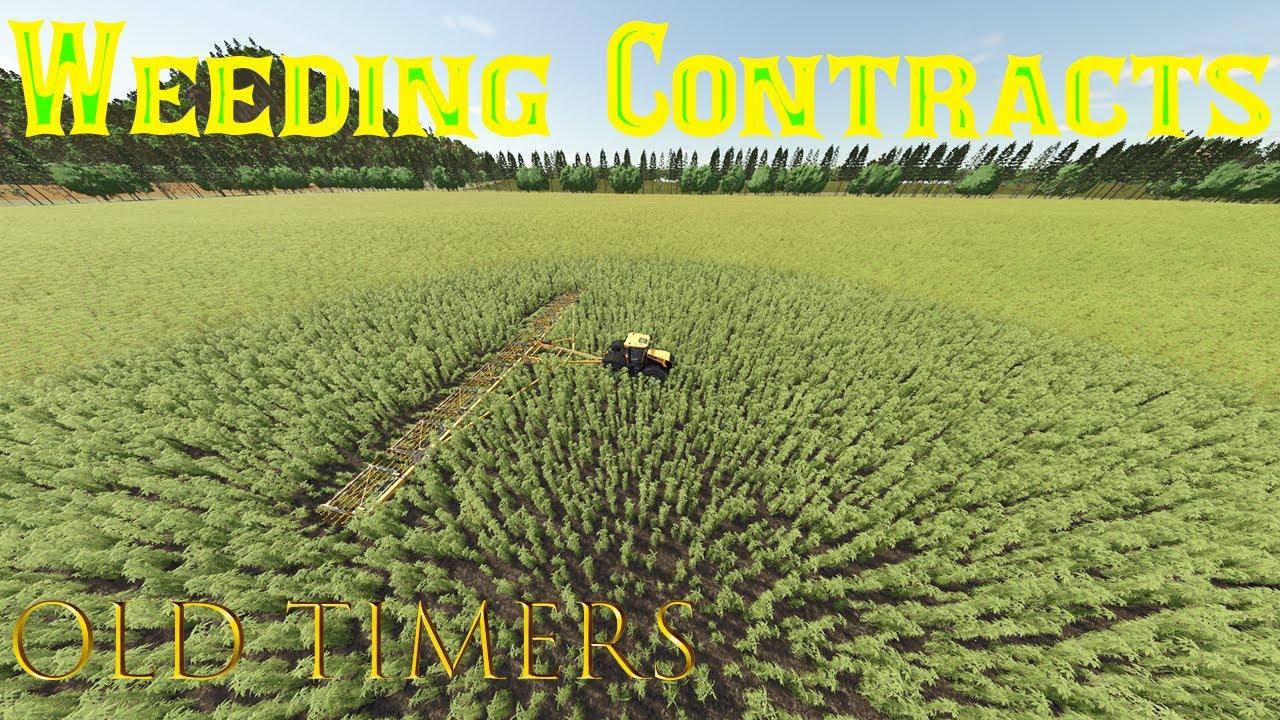 FS25 Old Timers Weeding Contracts - YouTube