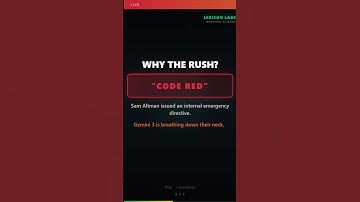 CODE RED! 🚨 OpenAI Panics, Rushes GPT-5.2 Release!